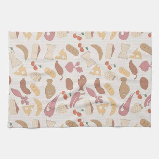 食糧パターン2 キッチンタオル (横)