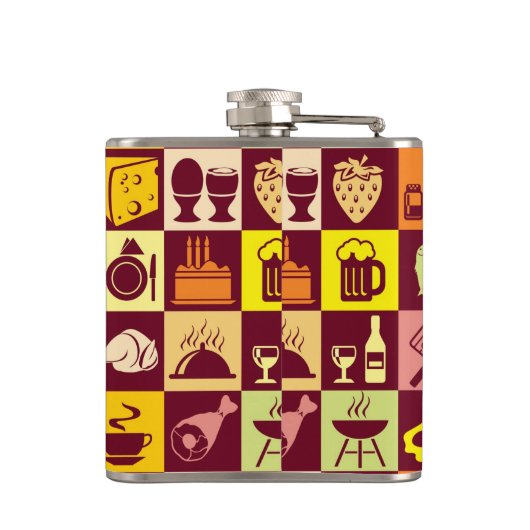 食糧パターン2 フラスク (裏面)