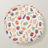 食糧パターン3 ラウンドクッション (裏面)