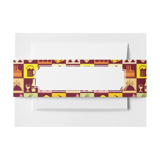 食糧パターン3 招待状ベリーバンド (正面例)