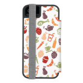 食糧パターン3 INCIPIO iPhoneウォレットケース (フォリオ裏面)