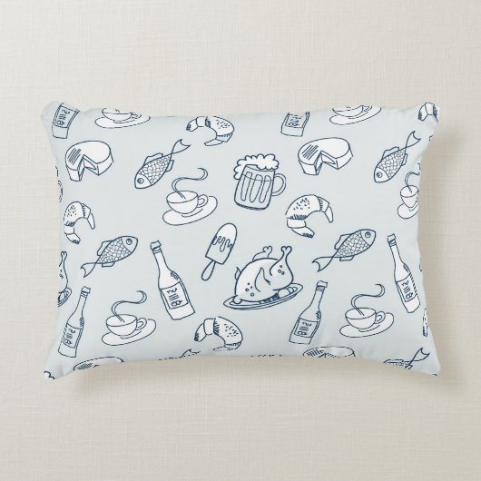 食糧パターン アクセントクッション (正面)