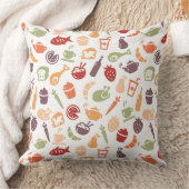 食糧パターン クッション (ブランケット)