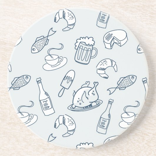 食糧パターン コースター (正面)