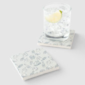 食糧パターン ストーンコースター (横)