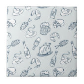 食糧パターン タイル (正面)