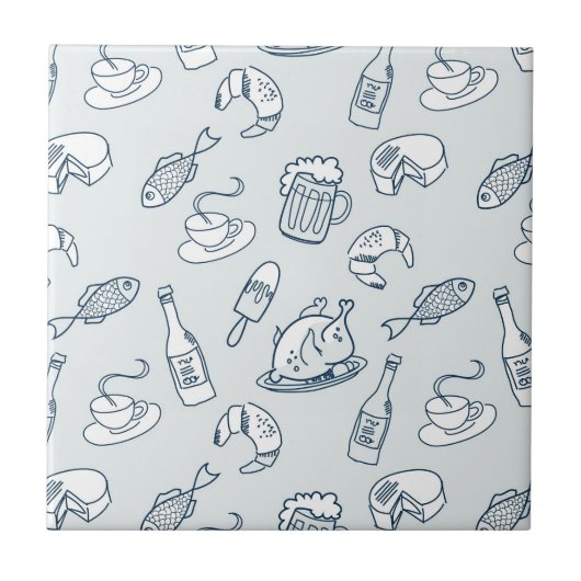 食糧パターン タイル (正面)