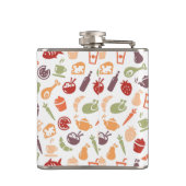 食糧パターン フラスク (裏面)