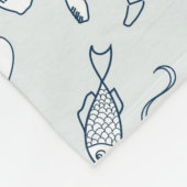 食糧パターン フリースブランケット (角)