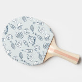 食糧パターン 卓球ラケット (横)