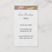 食糧ファッション 名刺 (裏面)