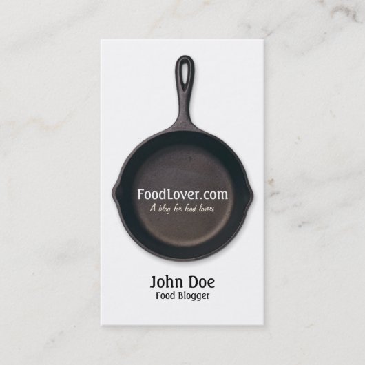 食糧ブログの名刺 名刺 (正面)