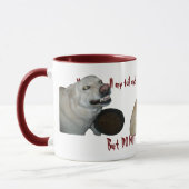 食糧ボールのマグを守って下さい マグカップ (左)