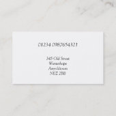 食糧及び飲み物1 名刺 (裏面)