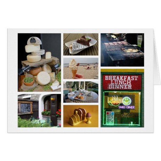 食糧恋人のカード (正面横)