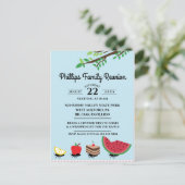 食糧遠くにな家族会を運んでいる蟻 インビテーションポストカード (スタンド正面)