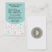 食糧配達サービス 名刺 (正面/裏面)