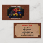 食糧-フルーツ-フルーツの静物画 名刺 (正面/裏面)