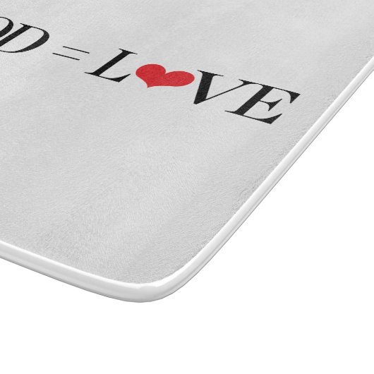 食糧=愛 カッティングボード (角)