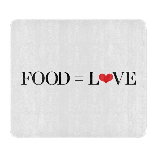 食糧=愛 カッティングボード (正面)