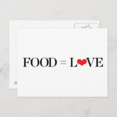 食糧=愛 ポストカード (正面/裏面)
