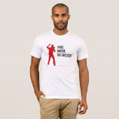 食糧、水、税金逃れの隠れみの! Tシャツ (正面フル)