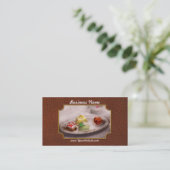 食糧-菓子-ケーキ-祖母の御馳走 名刺 (スタンド正面)