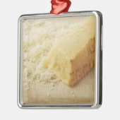 食糧、食糧および飲み物のチーズ、火格子を付けられるパルメザン メタルオーナメント (左)