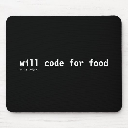 食糧mousepadのためのコード マウスパッド (正面)