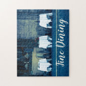 食素晴らし好・グルメ向け飲食店 ジグソーパズル (縦)