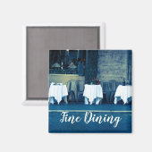 食素晴らし好・グルメ向け飲食店 マグネット (正面/裏面)