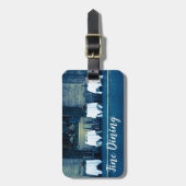 食素晴らし好・グルメ向け飲食店 ラゲッジタグ (正面縦)