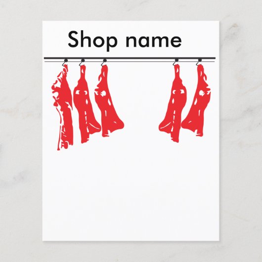 食肉市場 チラシ (正面)