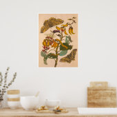 食虫変態スリヌメシウムプリント ポスター (キッチン)