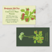 食虫植物の名刺 名刺 (正面/裏面)