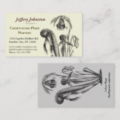 食虫植物の子供部屋 名刺 (正面/裏面)