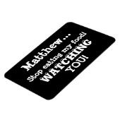 食警告泥棒冷蔵庫用マグネット マグネット (左側)