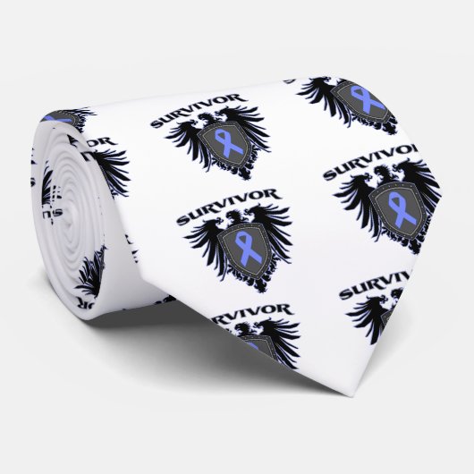 食道がんを克服した家紋 ネクタイ (ロール)