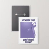 食道がんボタンよりも強い 缶バッジ (正面/裏面)