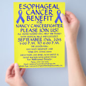 食道がん特典型フライヤー チラシ (手)