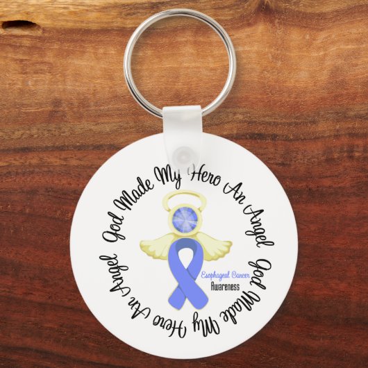 食道がん神は私のヒーローを天使にした キーホルダー (正面)