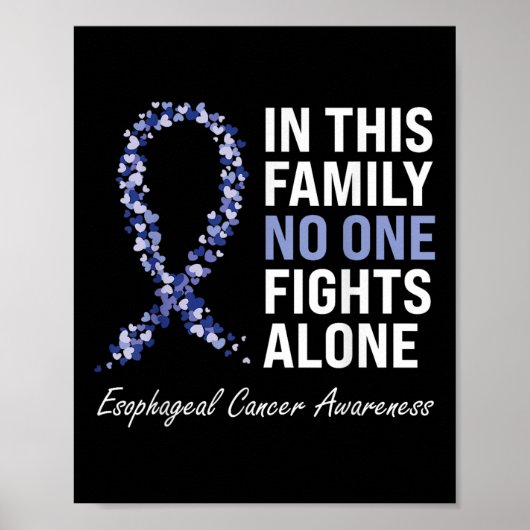 食道がん認識度ギフト株式会社パープルペリウ ポスター (正面)