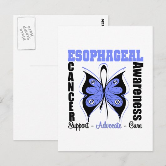 食道がん認識度 ポストカード (正面/裏面)