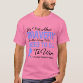 食道がん闘い Tシャツ (正面)