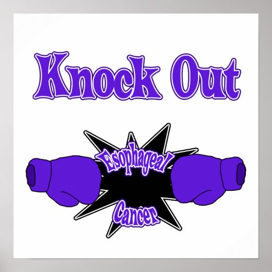 食道がん ポスター (正面)