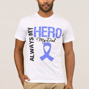 食道がんALWAYS MY HEROマイパパ Tシャツ