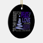 食道の蟹座のクリスマス1のオーナメント セラミックオーナメント (右)