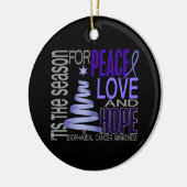 食道の蟹座のクリスマス1のオーナメント セラミックオーナメント (左)