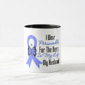 食道の蟹座のリボンの英雄私の夫 マグカップ (中央)