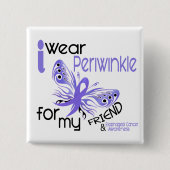 食道の蟹座私は私の友人のためのタマキビを身に着けています 缶バッジ (正面)